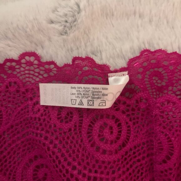 JOCKEY Hipster Boy Short Lace Panty Pink XL NWOT - Picture 4 of 4